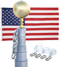 American Elite Telescoping Flagpole Kit
